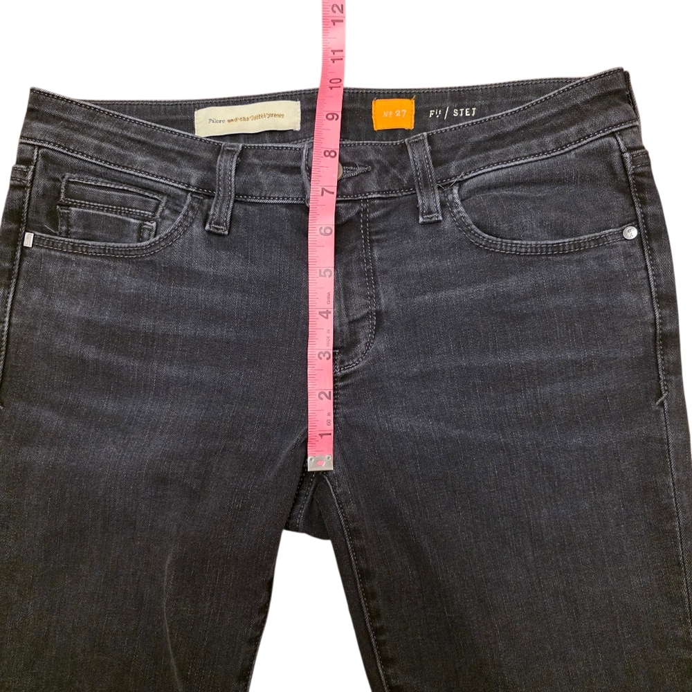 Pilcro And The Letterpress The Stet  Skinny Black Jeans Size 27 - Picture 8 of 11